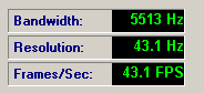 Spectracizer - Spectrum Analyzer - Status Display