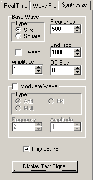 Spectracizer - Spectrum Analyzer - wave synthesis Controls