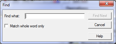 FindDialog